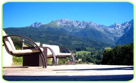 , gite vacance, terrasse gite sainte agnes prapoutel  chambre d'hote location gite sept laux grenoble, gite coeur, http://www.aucoeurduchalet.free.fr